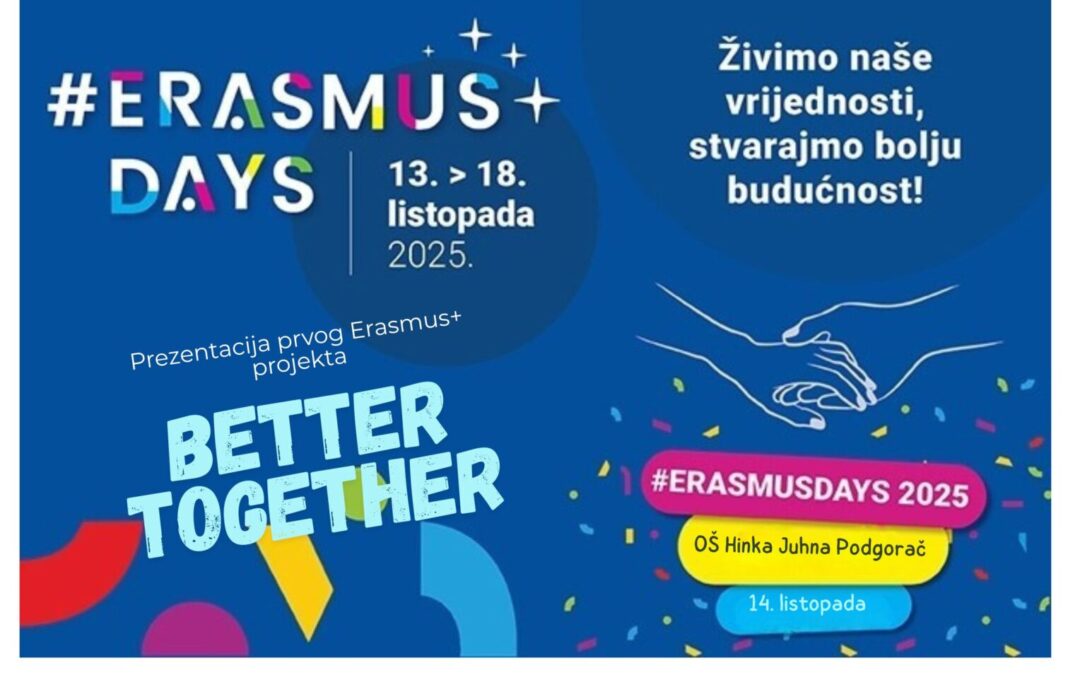 Prvi Dani Erasmusa u OŠ Hinka Juhna Podgorač