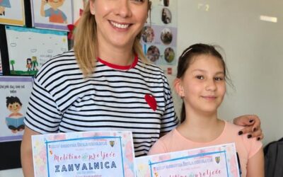Veliki uspjeh učenice Veronike na 6. međunarodnom likovno – literenom natječaju “Melitino proljeće”