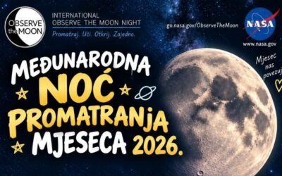 Pridružite nam se na Međunarodnoj noći promatranja Mjeseca 2026. u Podgoraču!